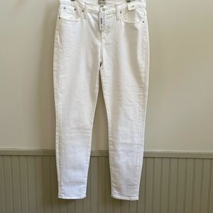 NWT. J. Crew white denim